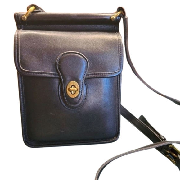 Coach Handbags - COACH 1995 Murphy #9930 Bag Black Rare Made in USA W/ Hang Tag Vintage